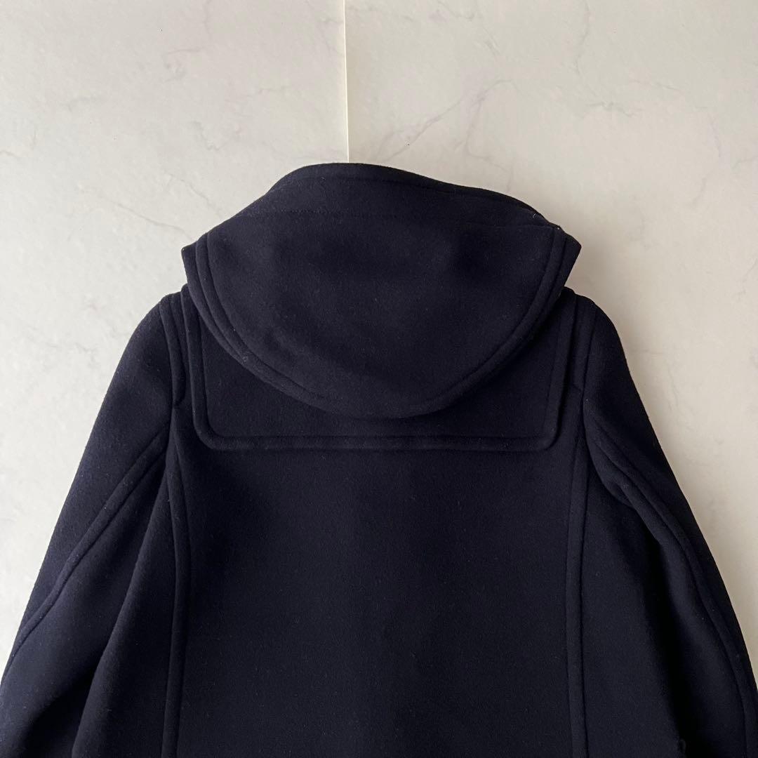 現行 マッキントッシュフィロソフィー ダッフルコート ネイビー チェック 38M