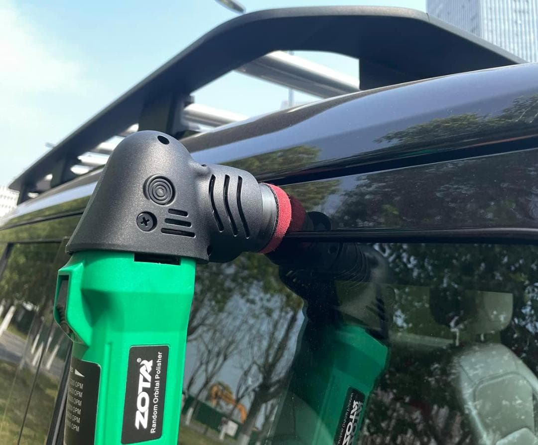 ミニポリッシャー、50mm/75mmダブル裏板型、電動機、六段変速、小型、8mm