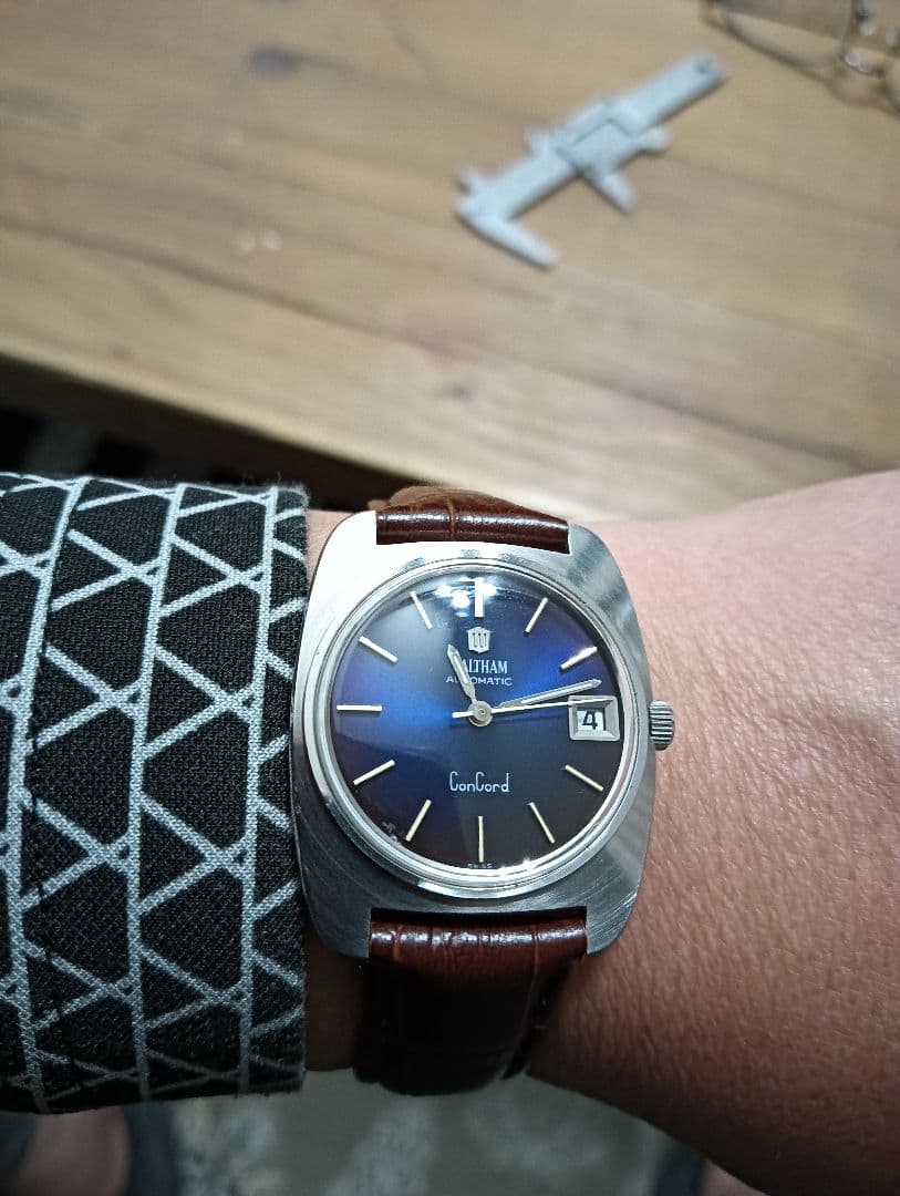 n*i様 WALTHAM 自動巻きメンズ　ETA．2724ムーブメント　稼働　新