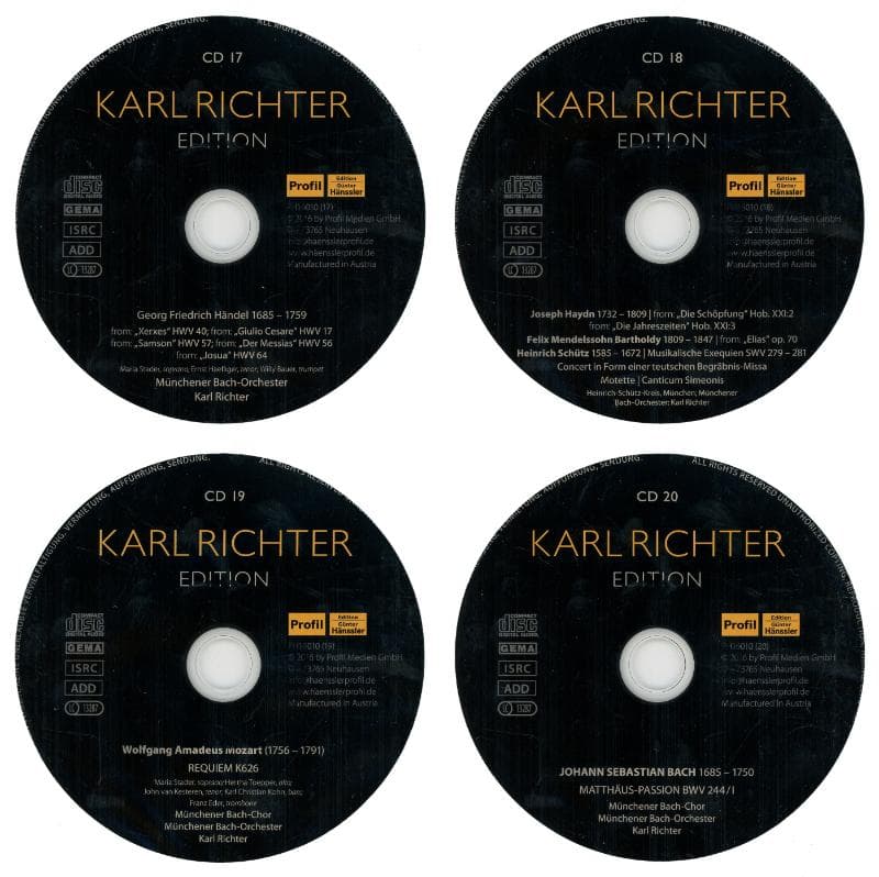 カール・リヒター・エディション(CD31枚組）Profilレーベル 廃盤