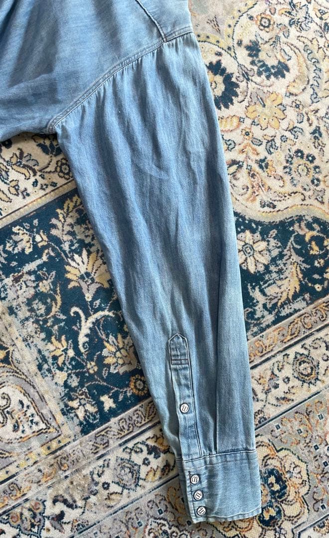 90年代　50年代復刻　27mw vintage Wrangler フルスナップ