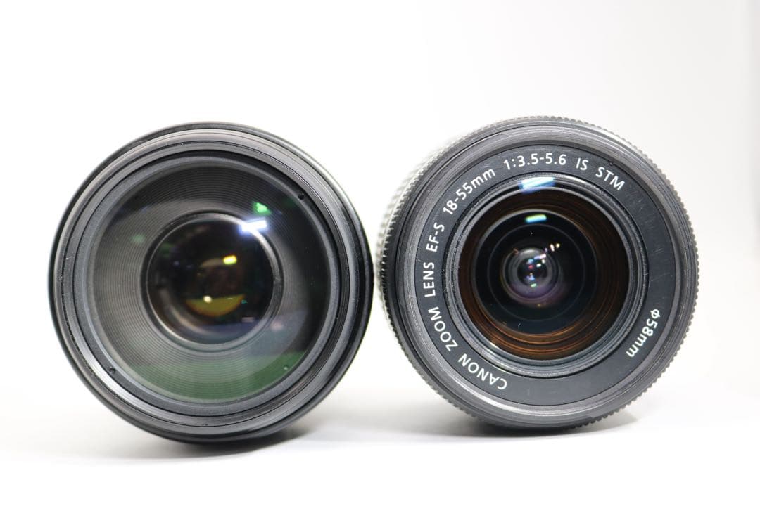 ボディ新品級 【Canon EOS Kiss X8i ダブルレンズセット】