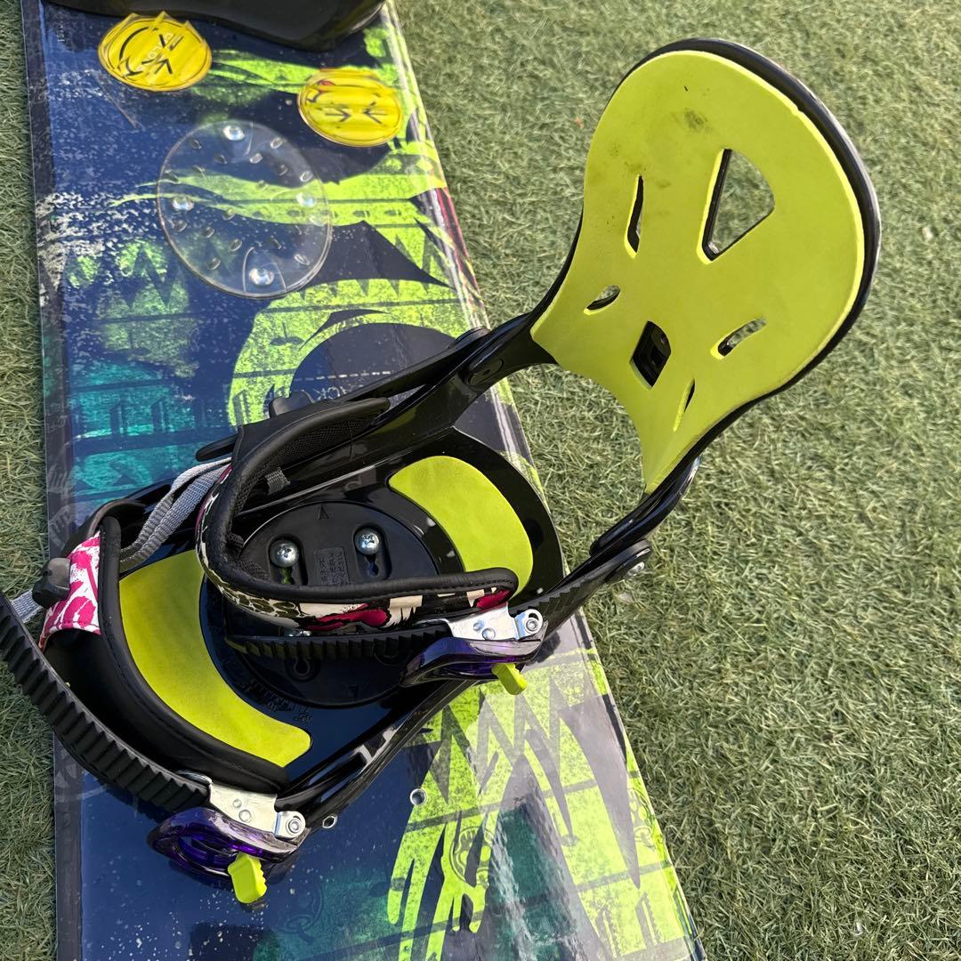 キスマークCITYCORAL 151 スノーボードセット RIDEバインディング