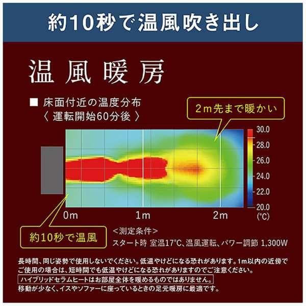 DAIKIN ダイキン　ハイブリッドセラムヒート WRH135AS-H
