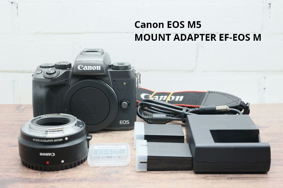 デジタルカメラ Canon EOS M5 / MOUNT ADAPTER EF-EOS M