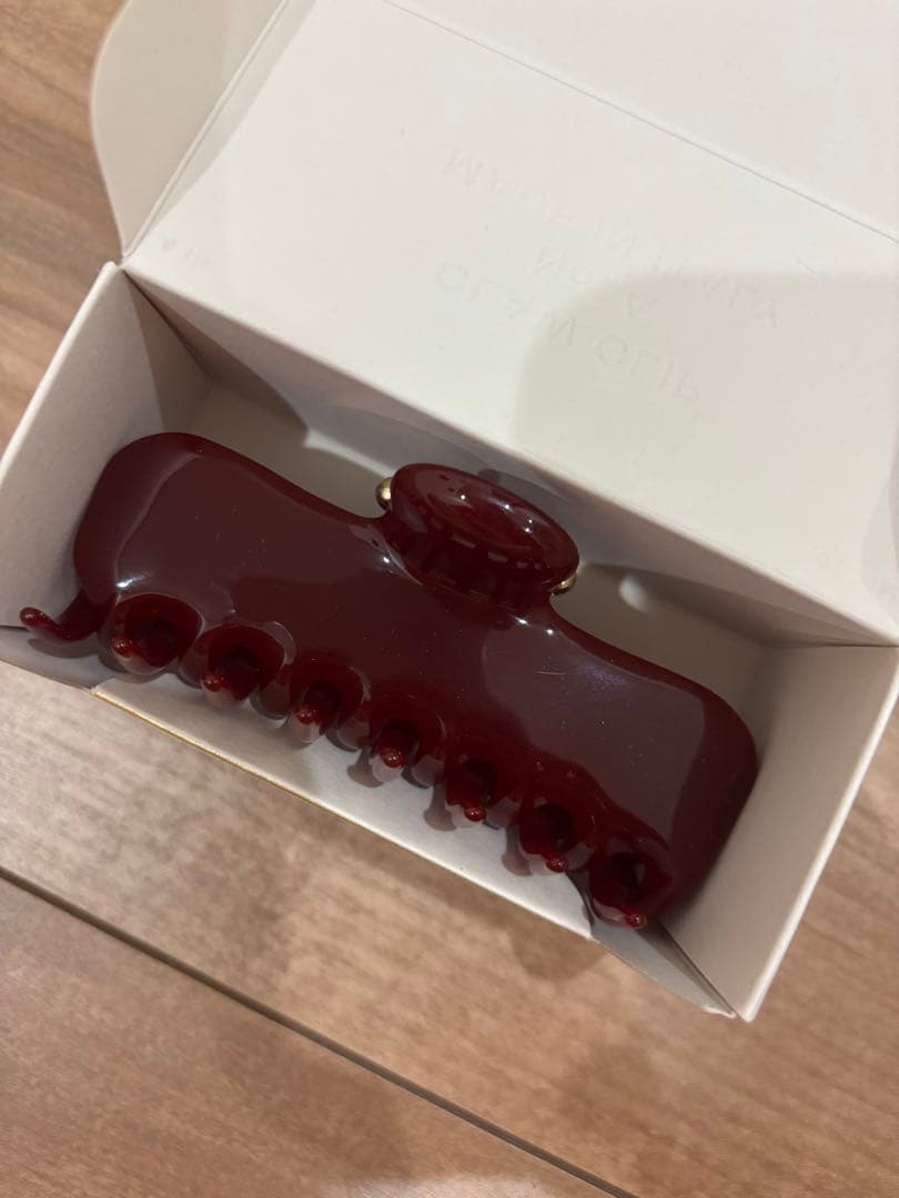 ヘアアクセサリー UNDO hairware No.4 CLAW CLIP Bordeaux