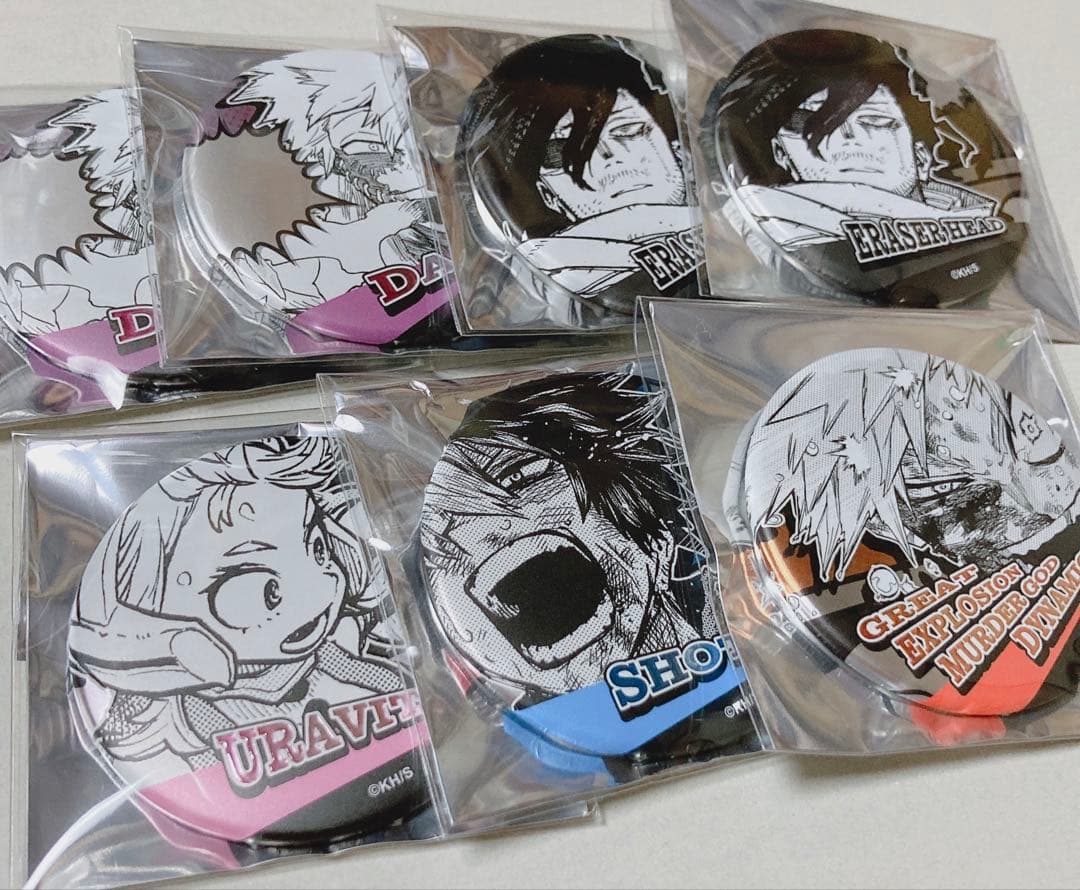 ヒロアカ デコレクション 缶バッジ