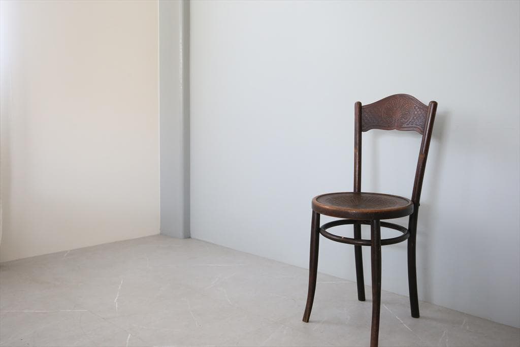 フランスアンティークMundus製ベントウッドチェア/カフェ椅子イス85-186