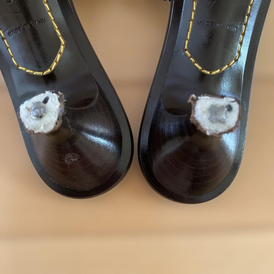 ルイヴィトン　ミュール　サンダル　ナイルラインウェッジクロスサンダル