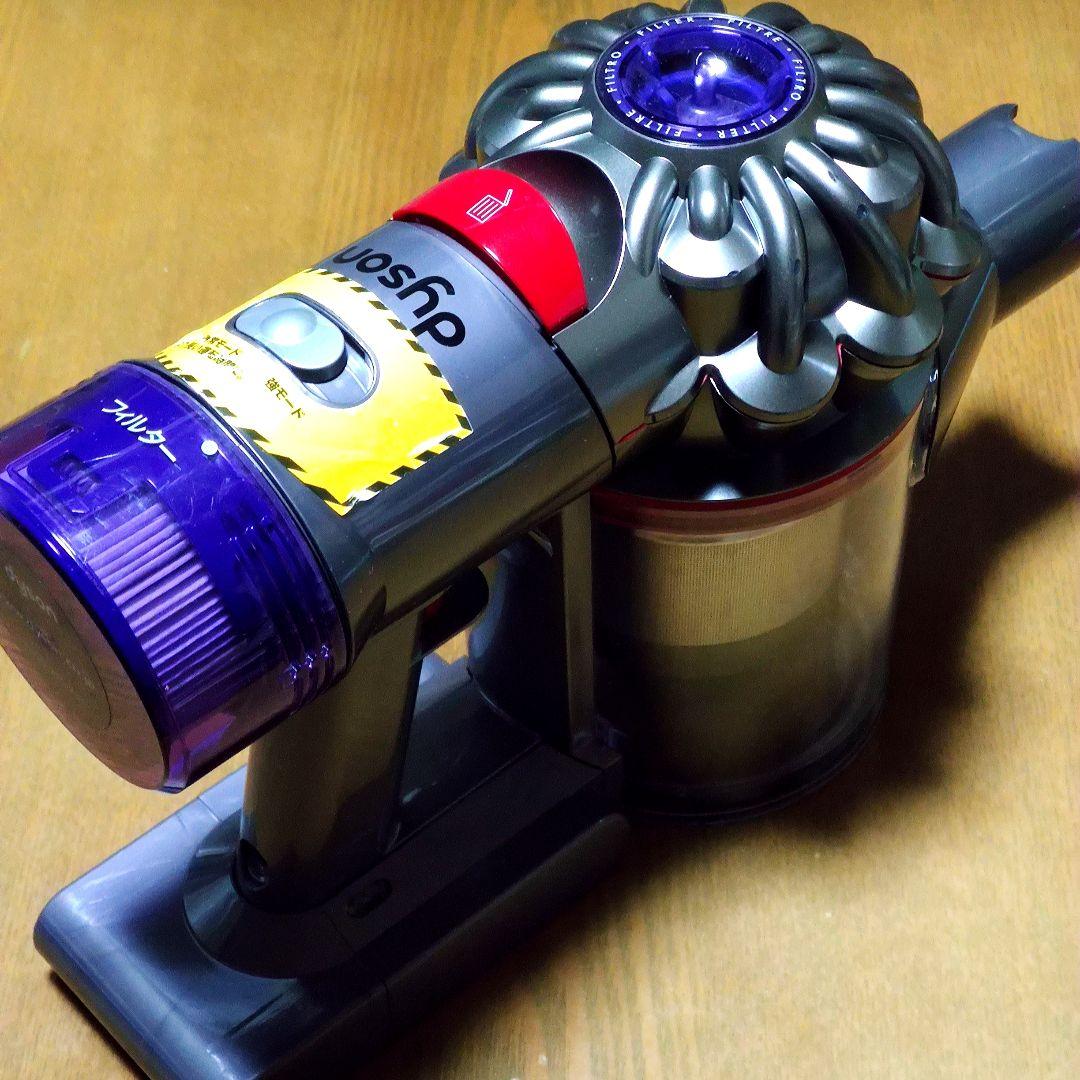 ダイソンV8 SV10K掃除機 完全分解清掃済み動作品 純正バッテリー２つセット