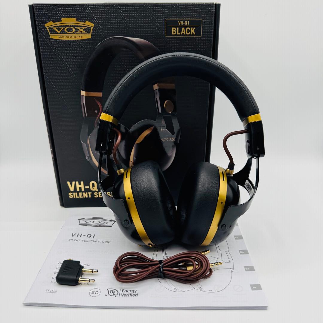 ヘッドホン VOX HEADPHONES ブラック/ゴールド VH-Q1-BK