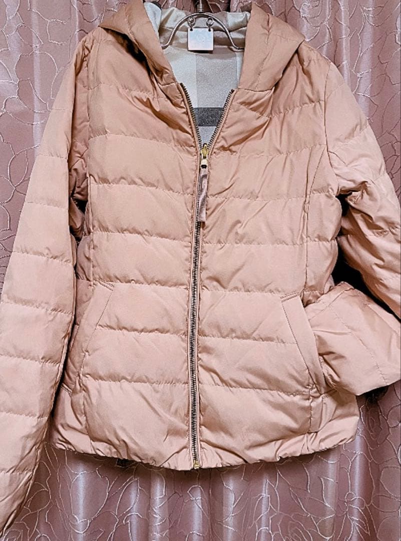 バーバリー ブルレーベル　リバーシブル ダウンジャケット・レディース38【M】