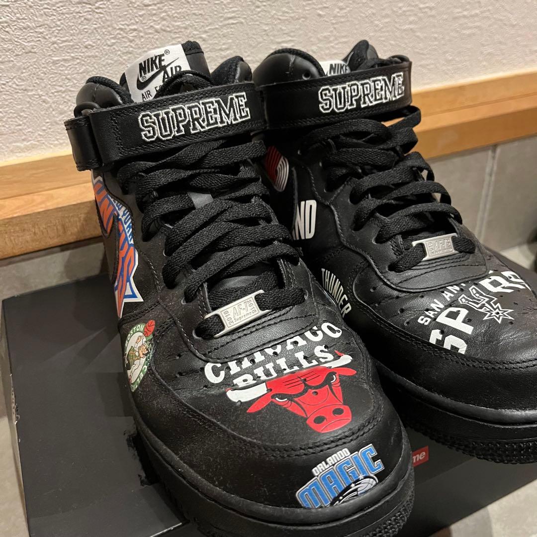 正規 ✨️NIKE AIRFORCE 1 MID07 SUPREME 28.5