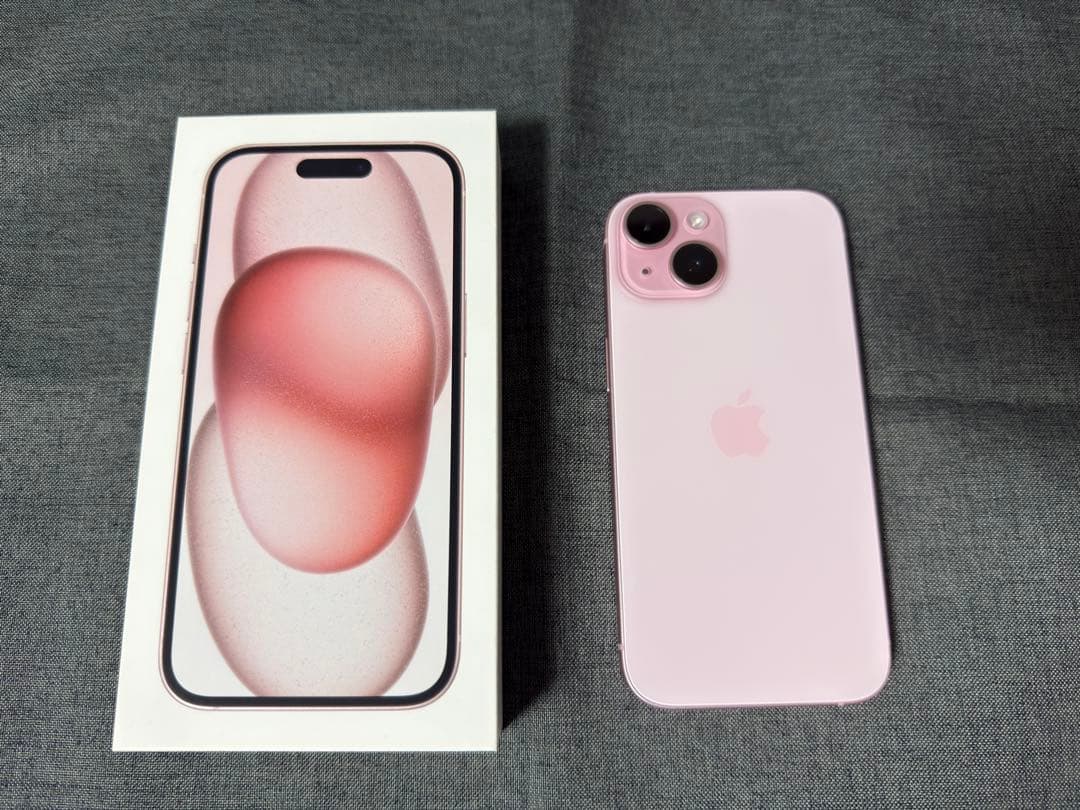 美品　iPhone15 128GB ピンク本体　SIMフリー