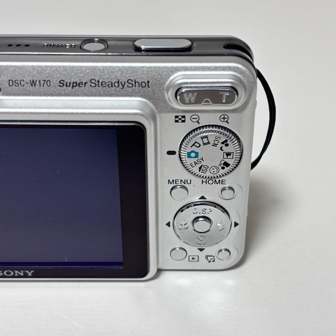 SONY Cyber-shot DSC-W170 デジカメ　コンデジ シルバー