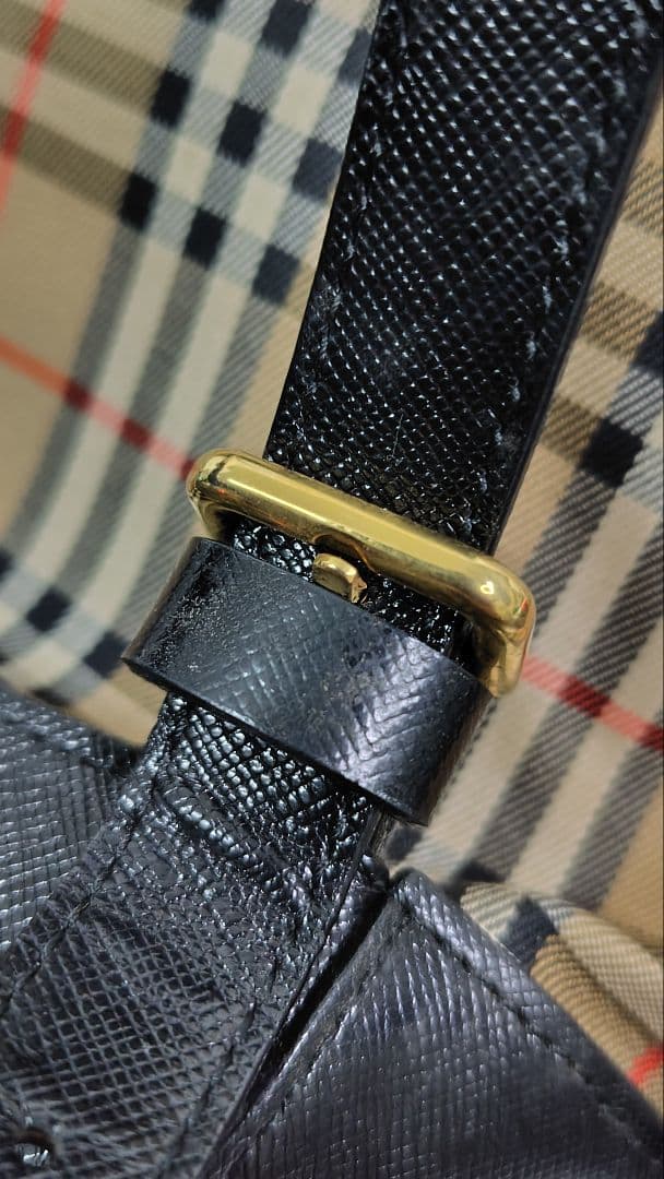 Burberrys ノバチェック 巾着 リュック バックパック ヴィンテージ