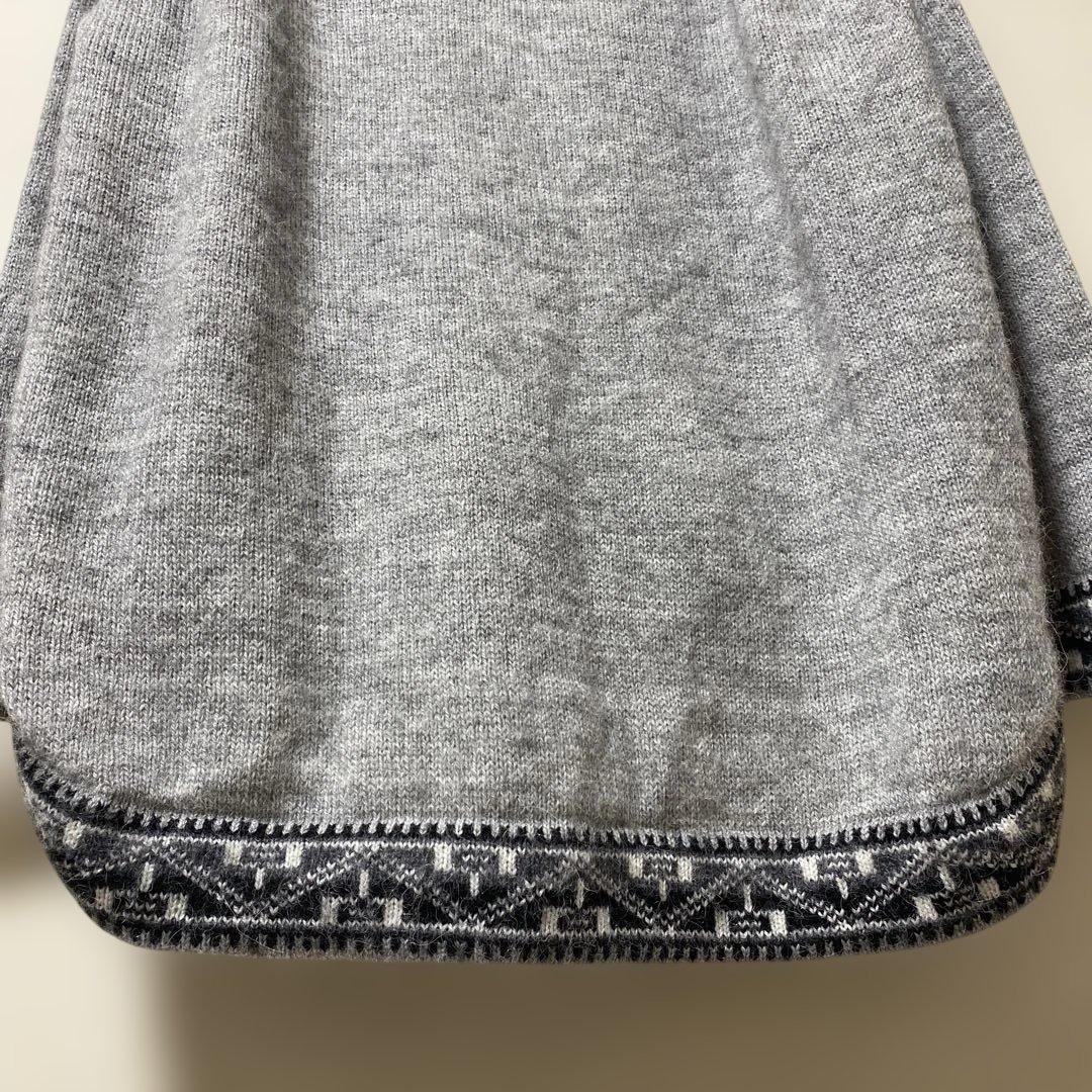 【未使用】アルパカ100% チュニック ニットセーター　フリーサイズ