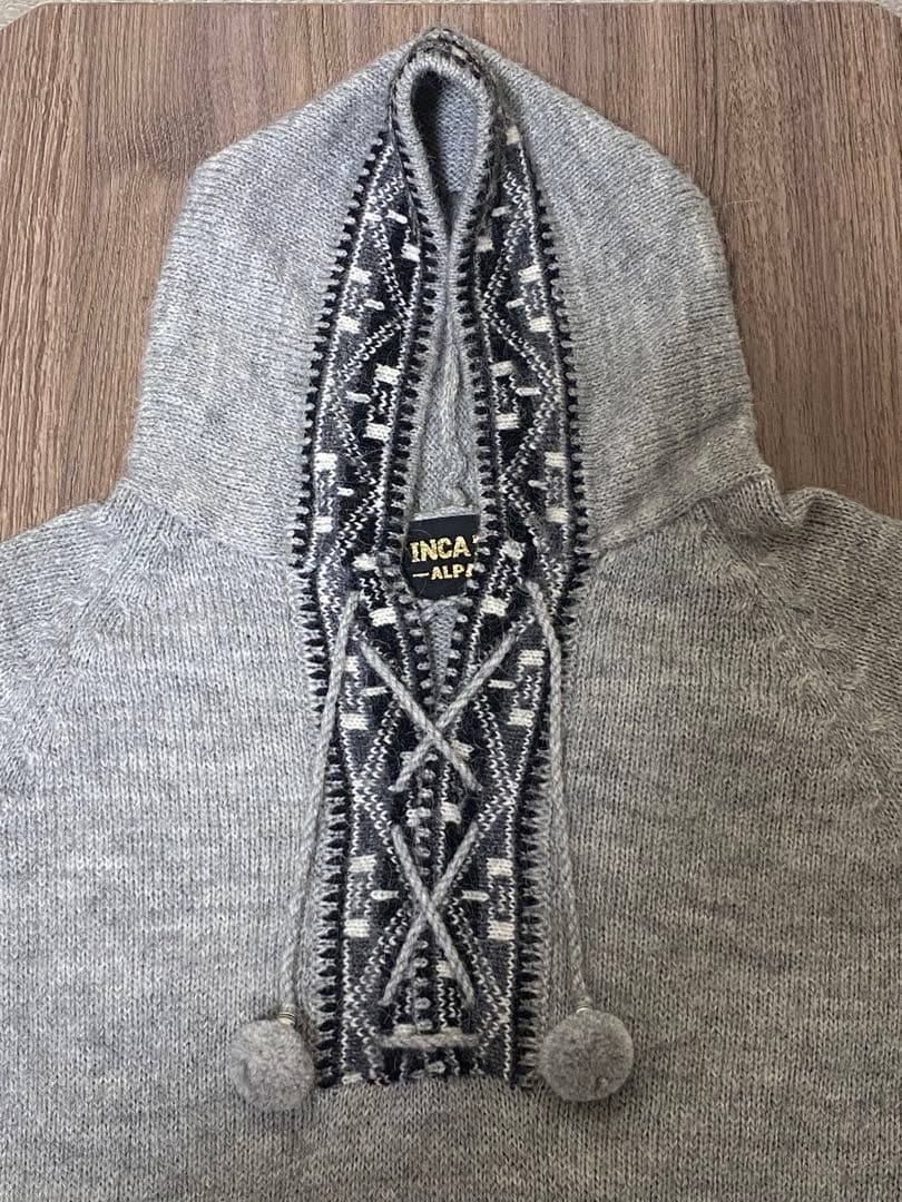 【未使用】アルパカ100% チュニック ニットセーター　フリーサイズ