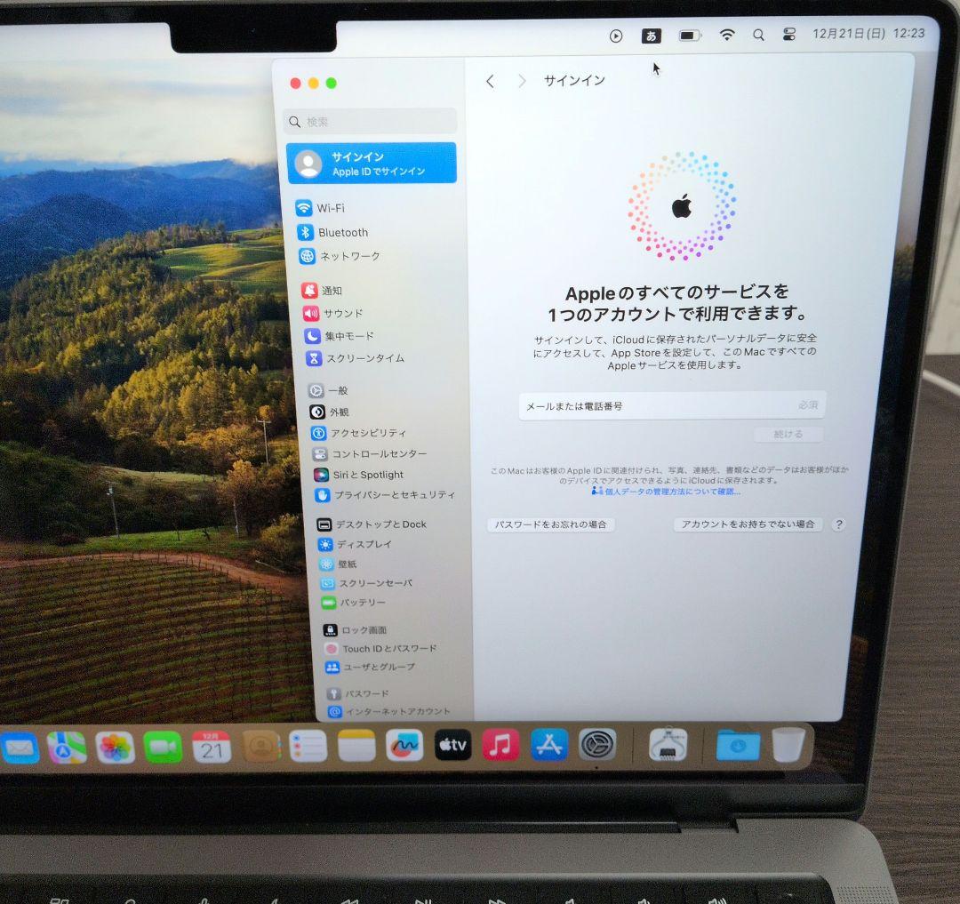 MacBook本体 MacBook Pro M1max 14inch 64GB 2TB