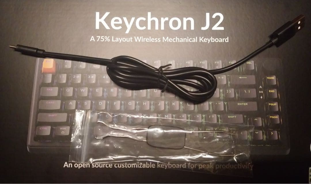Keychron J2 赤軸 US配列 公式通販限定 美品