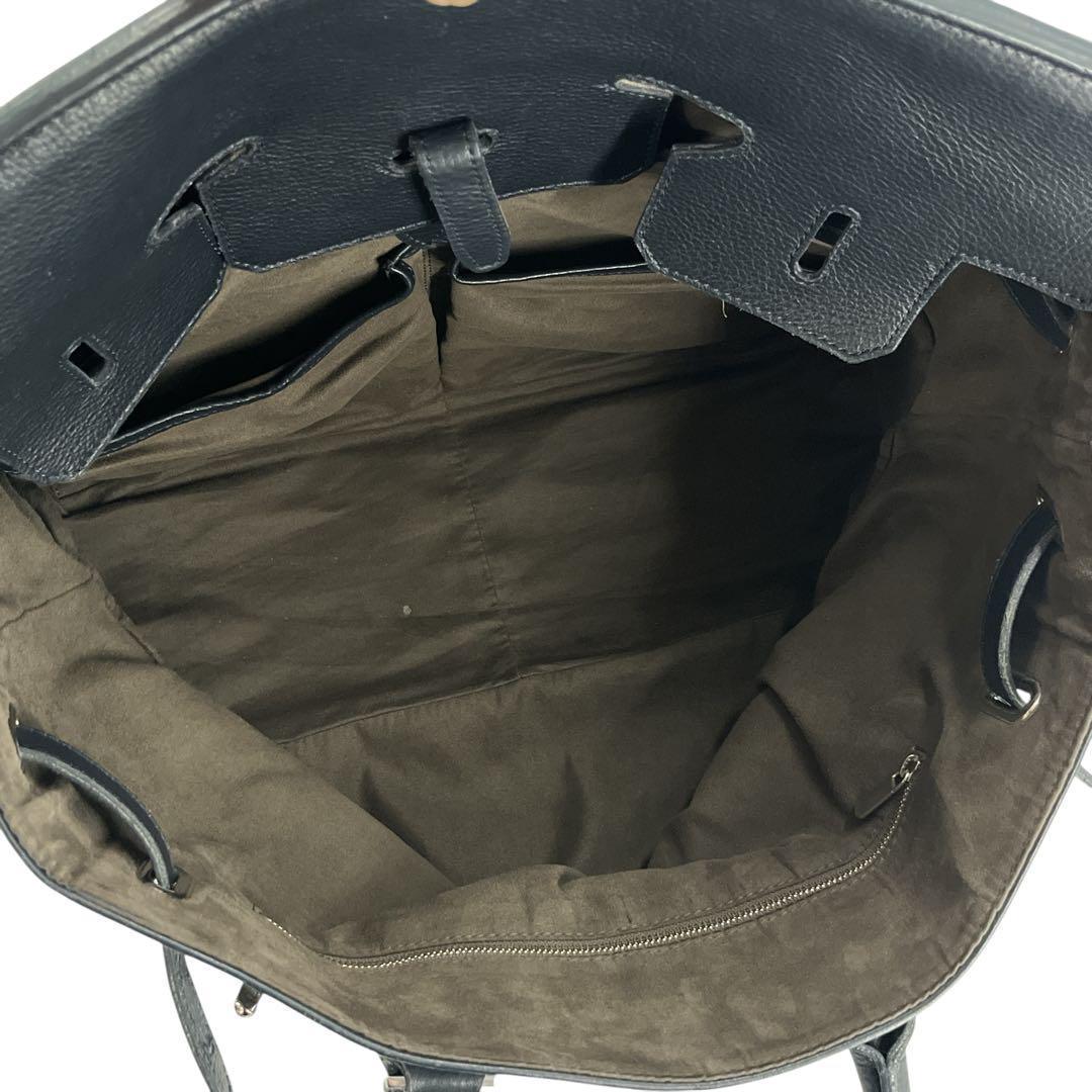 美品　ペッレモルビダ　2way トートバッグ　メイデンヴォヤージュ　ネイビー