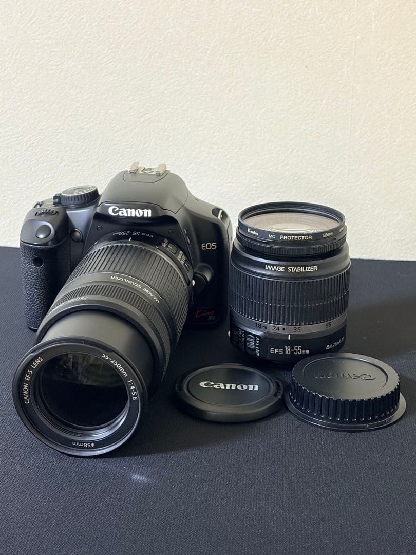 Canon デジタル一眼レフカメラ EOS Kiss X2 望遠レンズセット