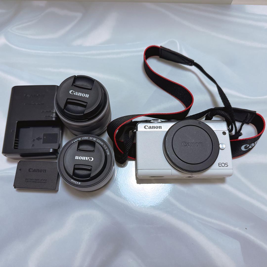Canon EOS m100 ホワイト ミラーレスカメラ