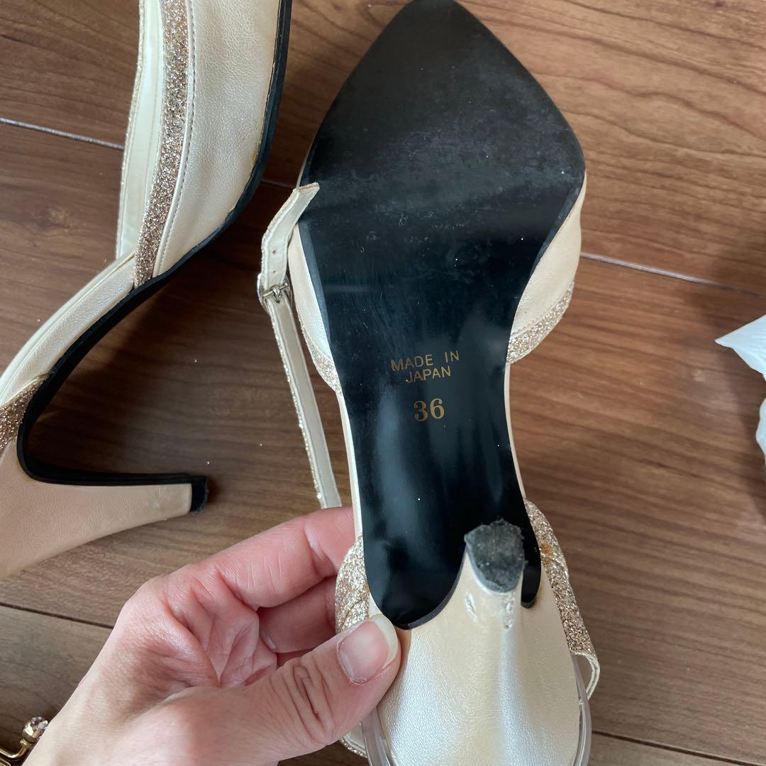 パンプス　バッグ　セット　パーティ用