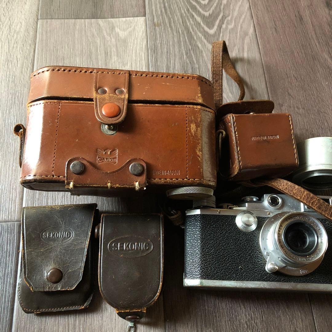 Canon f3.5 50mm フィルムカメラ 1946年頃製