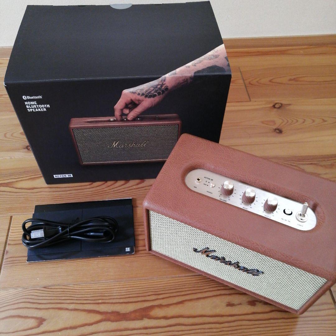Marshall ワイヤレススピーカー Acton III ブラウン 国内正規品
