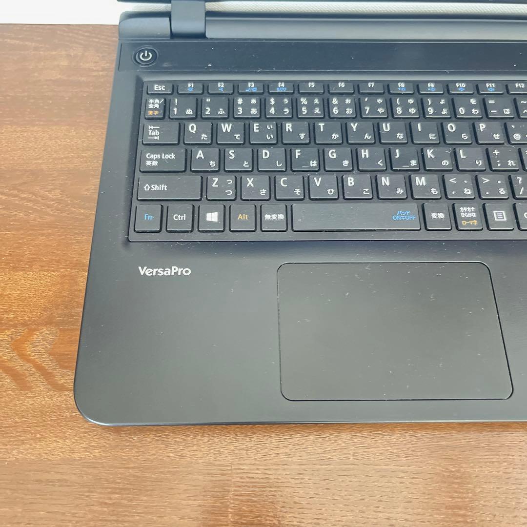 カメラ付PC✨ノートパソコン　windows11✨オフィス付き✨薄型✨NEC✨黒