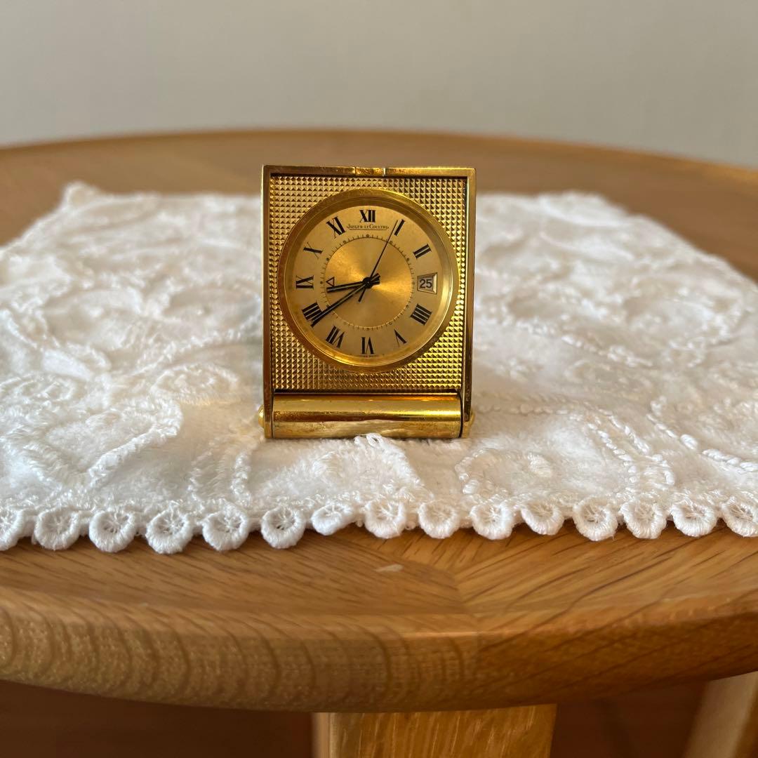 ジャガールクルト トラベルウォッチ　置き時計