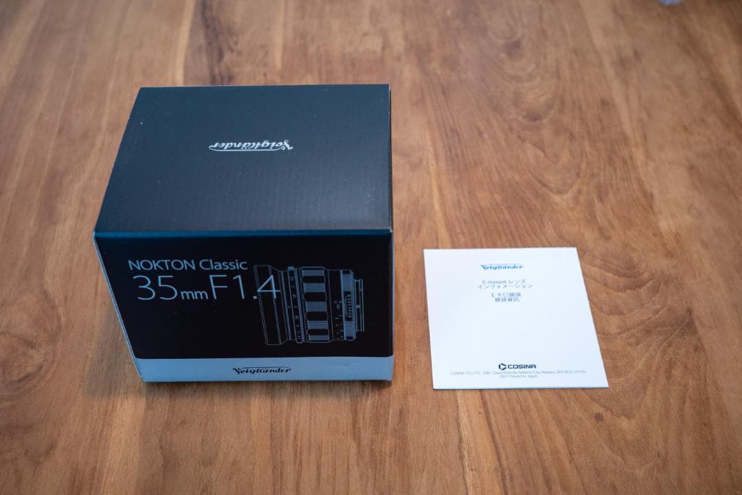フォクトレンダー NOKTON classic 35mm F1.4 Sony