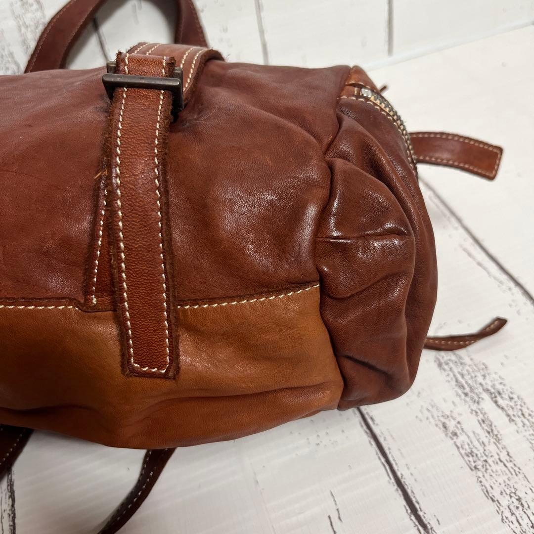 REALMIND LILY FORO リアルマインド　ミニボストン 馬革　ヌメ