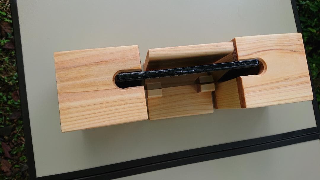 スマートフォン用ステレオ無電源スピーカー　モバイル版