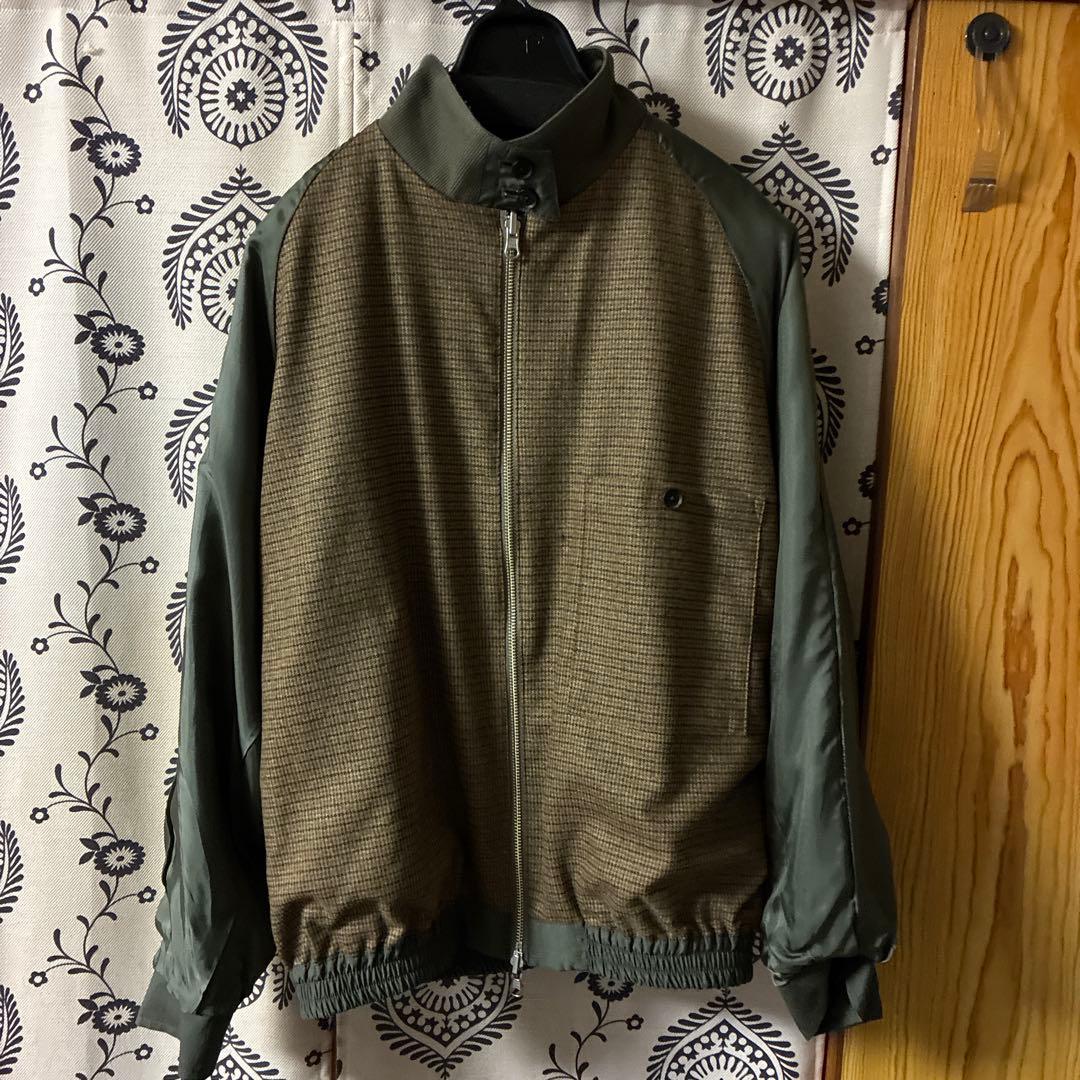 消*ム様 WOOL NYLON REVERSIBLE HARRINGTON JA