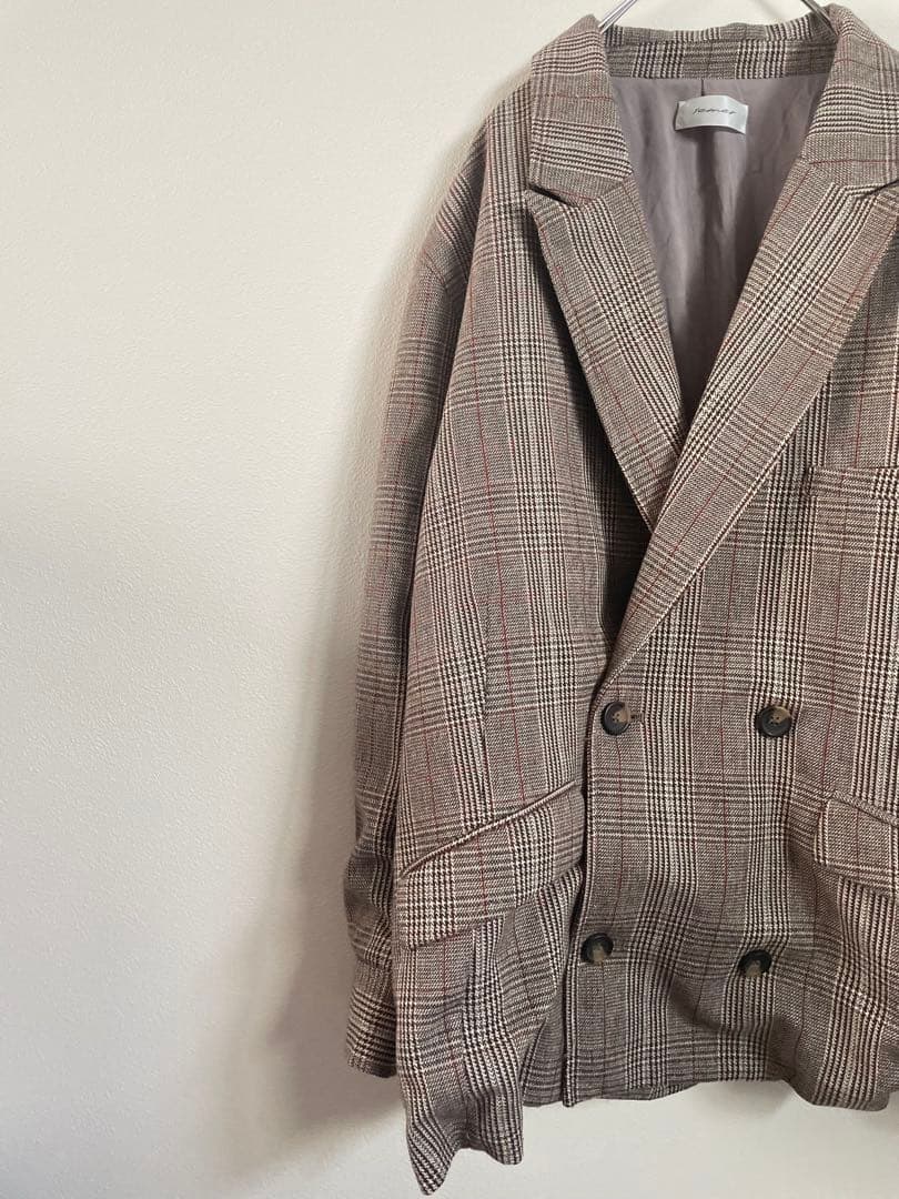 remer（リメール） グレンチェック オーバーサイズ セットアップ