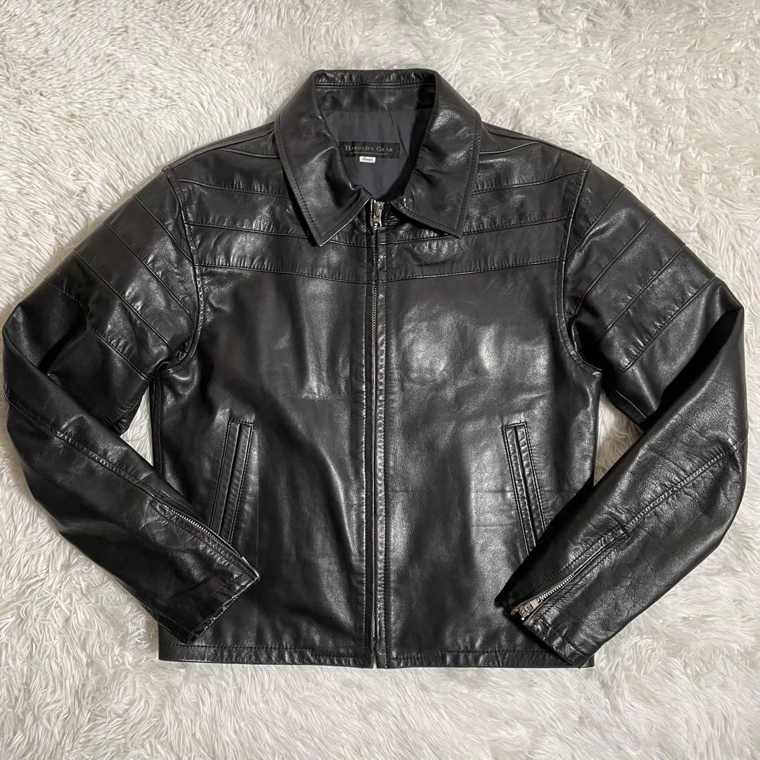ハロルズギア レザージャケット 襟付き 馬革 ホースハイド
