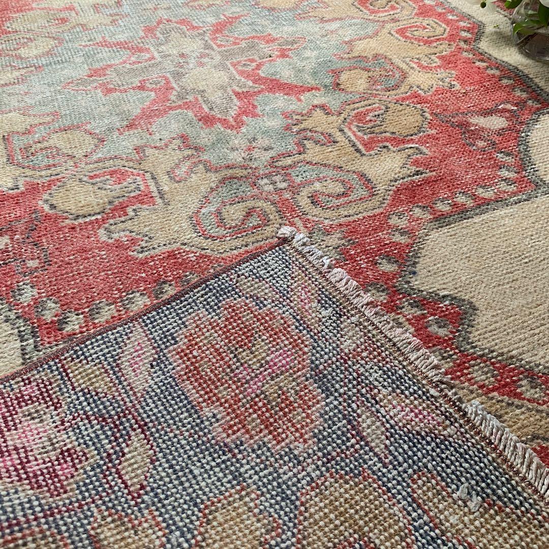 リリー　プロフ必読^ - ^様　アヴァノスラグ　トルコヴィンテージラグ