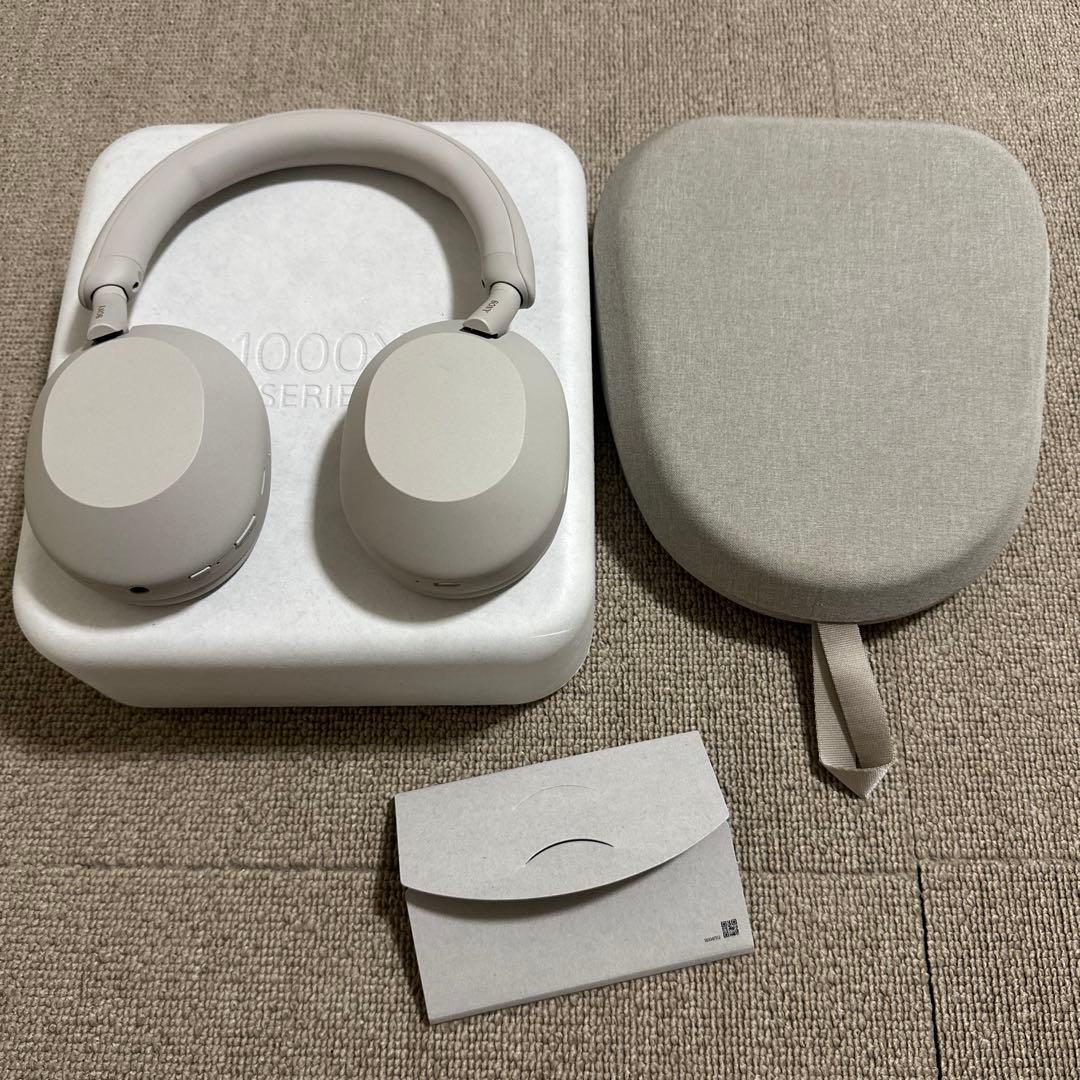SONY WH-1000XM5 ワイヤレスヘッドホン プラチナシルバー