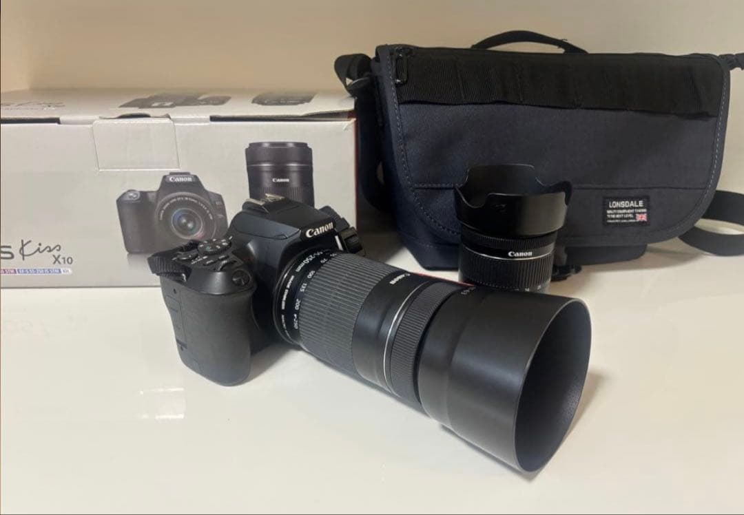 超美品 【Canon EOS Kiss X10 ダブルズームキット】