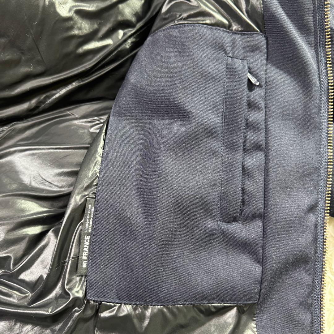 専用 美品　西川ダウン　ナノユニバース　別注　ダウン　ネイビー　40　Lサイズ