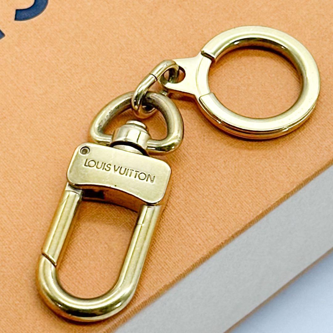 ルイヴィトン アノクレ バッグチャーム キーホルダー キーリング ゴールド