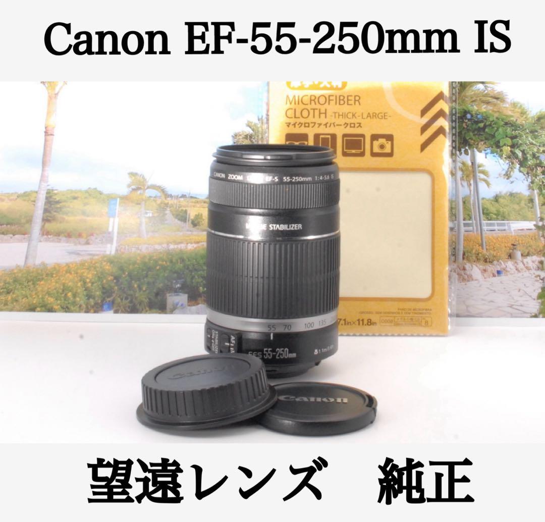 ✨遠くも撮れる✨Canon EF-S 55-250mm IS F4-5.6 美品
