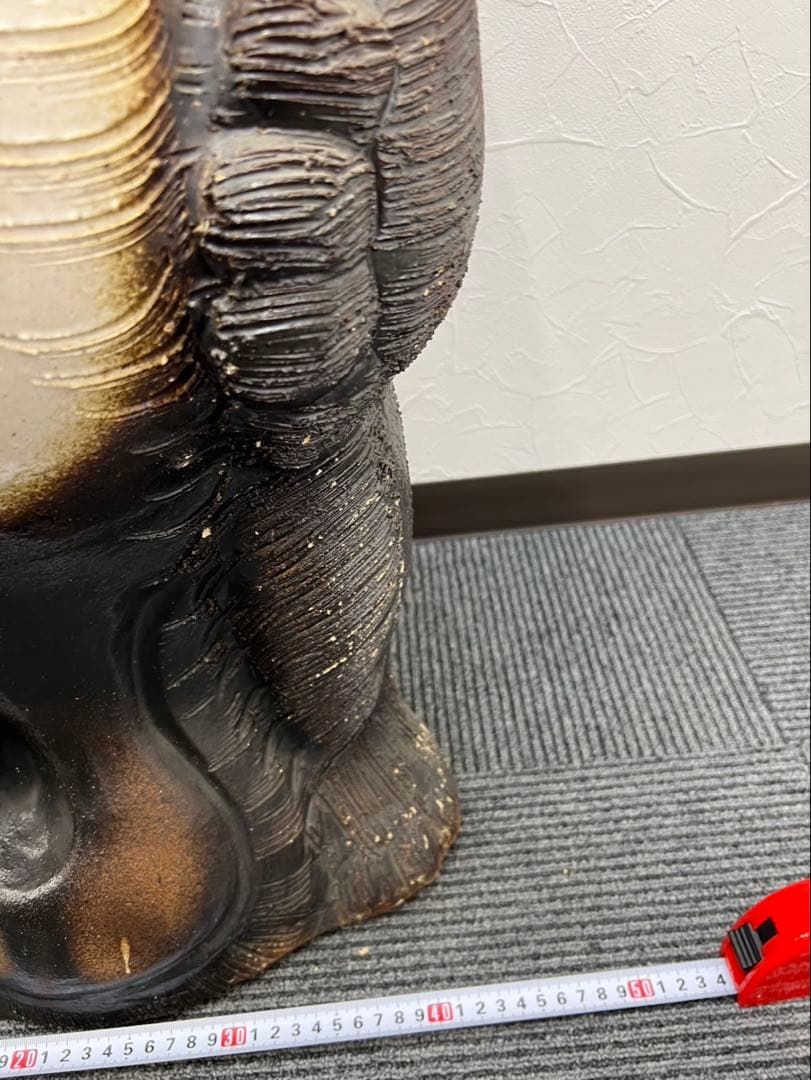 信楽焼 たぬき置物 特大サイズ 陶器製 縁起物 滋賀 工芸品 インテリア