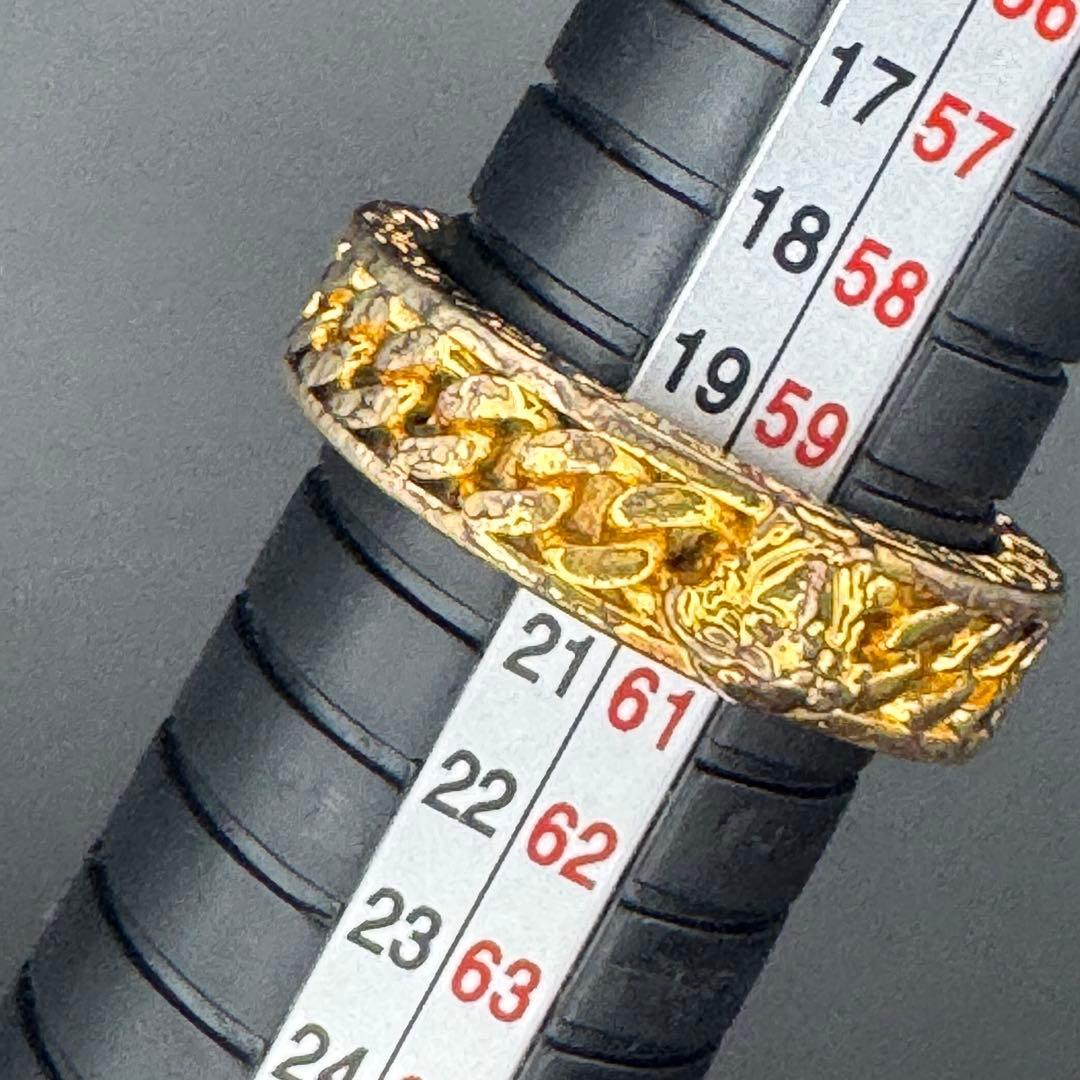 箱付き　versace ヴェルサーチ メデューサ グレカ　GP リング ゴールド