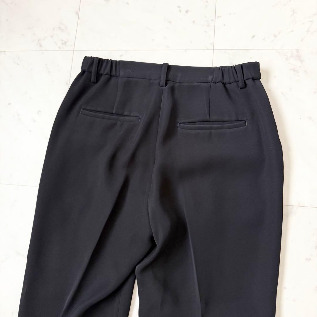 人気❤️ユナイテッドアローズ　パンツスーツ　ノーカラージャケット　ブラック　L