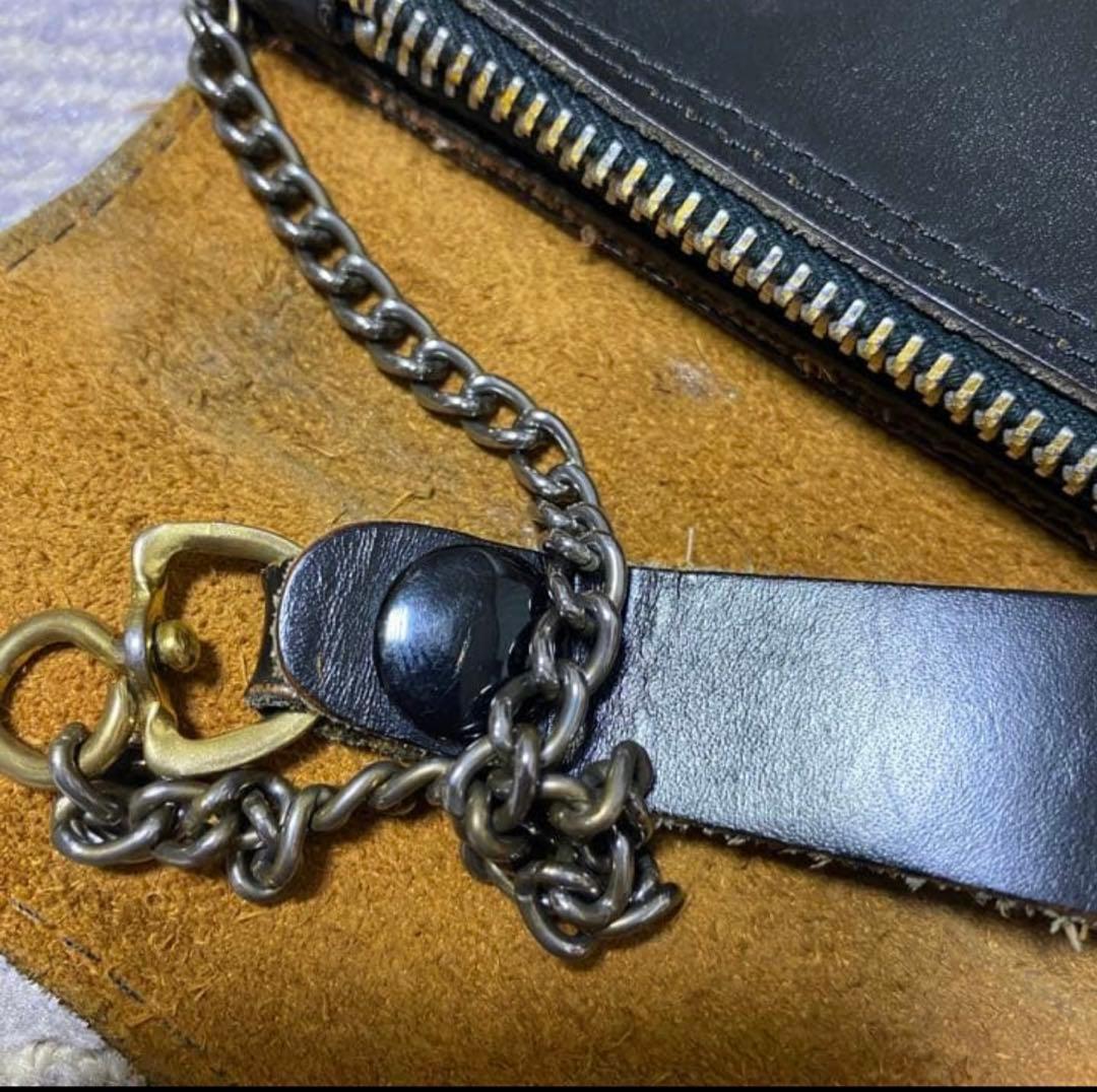 ヴィンテージトラッカーウォレット財布チェーンat last coテンダーロイン