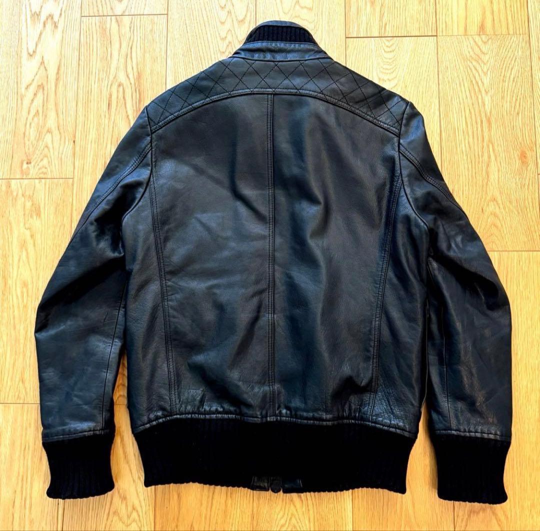 ユナイテッドアローズ レザージャケット A-2 ボンバー 革ジャン