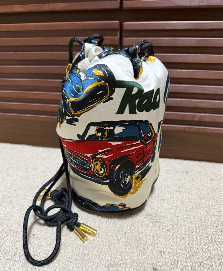 sacai★サカイ★巾着バッグ★25SS★Car Race Print